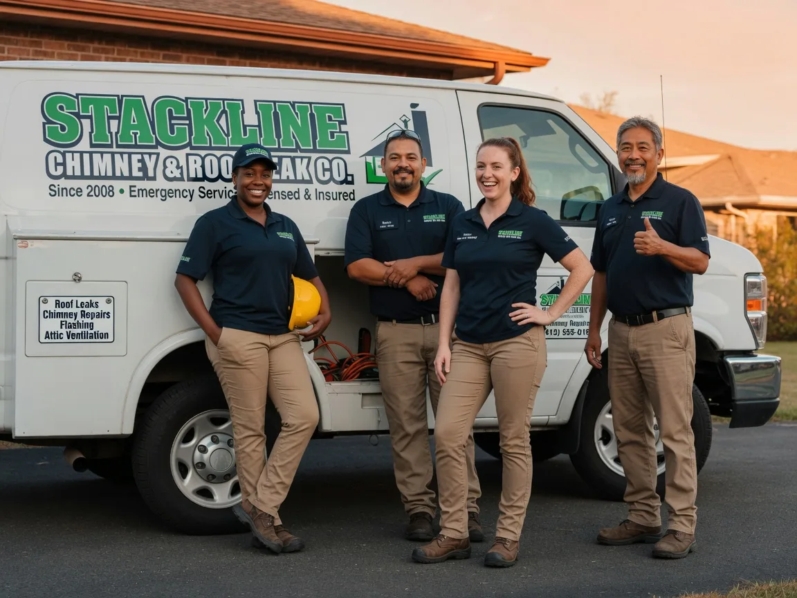 Chimney flashing repair company in Challenge, CA